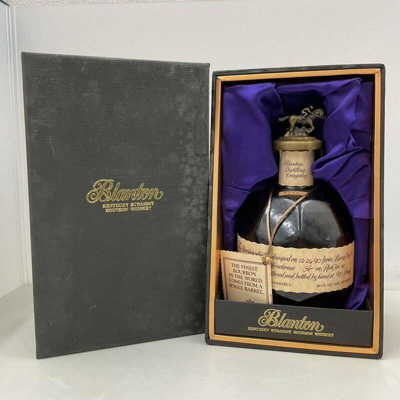 5144 Blanton's Distilling Company ブラントン ウイスキー バーボン　750ml 46.5% 箱付 未開栓　重さ　約1.2kg