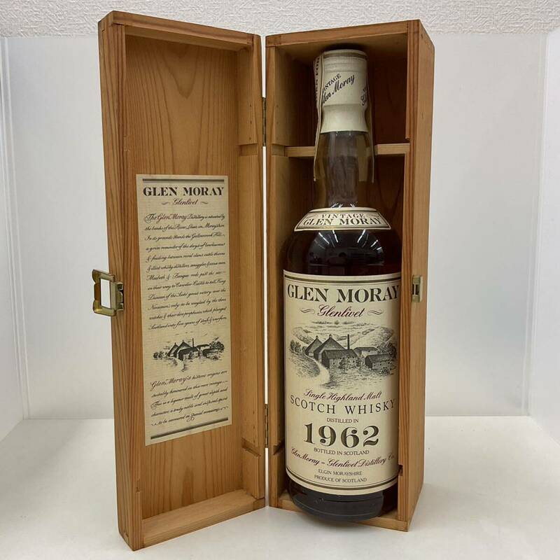 5151 GLEN MORAY グレンマレイ　Glenlivet グレンリベッド　1962 シングルハイランドモルト　スコッチ　ウイスキー 750ml 43% 未開栓