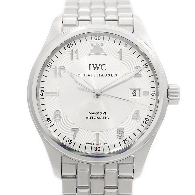 IWC インターナショナルウォッチカンパニー マークXVI スピットファイア IW325505 デイト 60m防水 SS メンズ 自動巻き マーク16