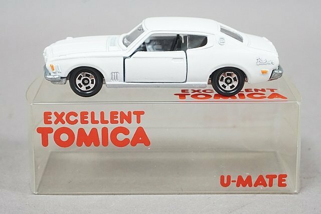 EXCELLENT TOMICA エクセレント トミカ 1/62 Nissan 日産 ブルーバード 2000GT-X 白 日本製 ユーメイト特注