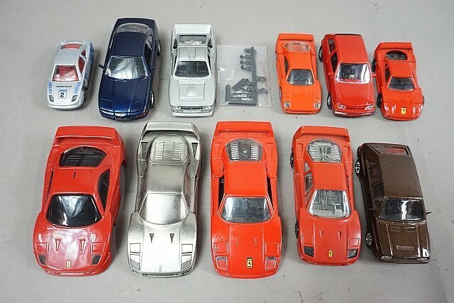 マジョレット 1/58 フェラーリ F40 / シャバク 1/43 BMW 850i など11点セット ※ジャンク品