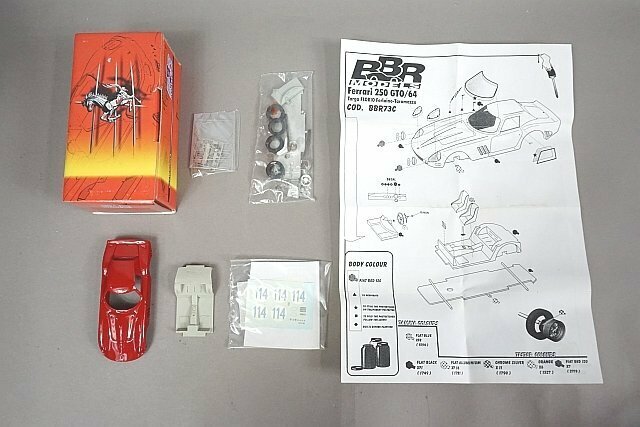 BBR 1/43 Ferrari フェラーリ 250 GT タルガ・フローリオ 1964 #114 レッド 組立キット BBR73C