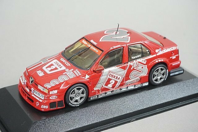 ミニチャンプス PMA 1/43 Alfa Romeo アルファロメオ 155 V6 TI #2 ※パーツ破損有り/外箱欠品