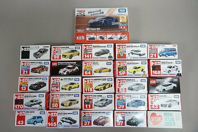 TOMICA トミカ 1/62 エンツォ フェラーリ (初回特別仕様) シルバー / 1/65 日産 GT-R NISMO GT500 など色々セット ※外箱のみ