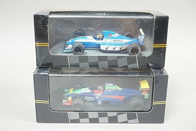 onyx オニキス 1/43 リジェ ルノー JS37 ブーツェン #25 / ラルース フォード 091 鈴木亜久里 #30 2点セット