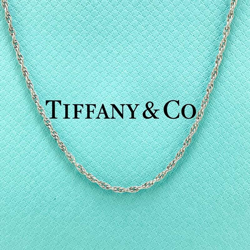 46cm ティファニー スクリューチェーン ネックレス シルバー Tiffany&Co./24-294