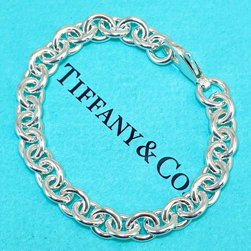 16.5cm ティファニー ブレスレット シルバー925 ドーナツチェーン ラージ Tiffany&Co. /24-756