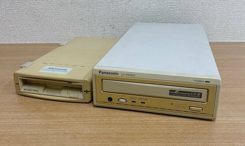 ★ジャンク品２点【MITUBISHI CHEMICAL CORPORATION,Panasonic コンパクトディスクレコーダー】コンピュータ/部品取り/T66-372