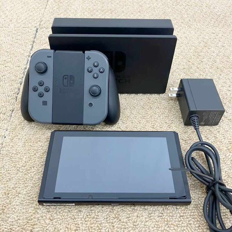 ◆【売り切り】Nintendo 任天堂 NintendoSwitch ニンテンドースイッチ 本体 HAC-001（-01）新型 初期化済み 動作確認済み 家庭用ゲーム機