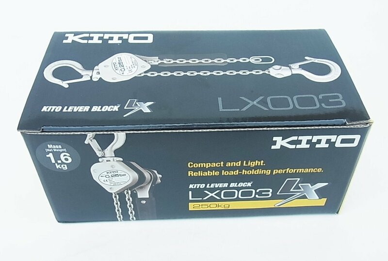 ☆【未使用品】☆ KITO キトー レバーブロック LX003☆ 0.25t ☆250kg ★インボイス領収書発行可★