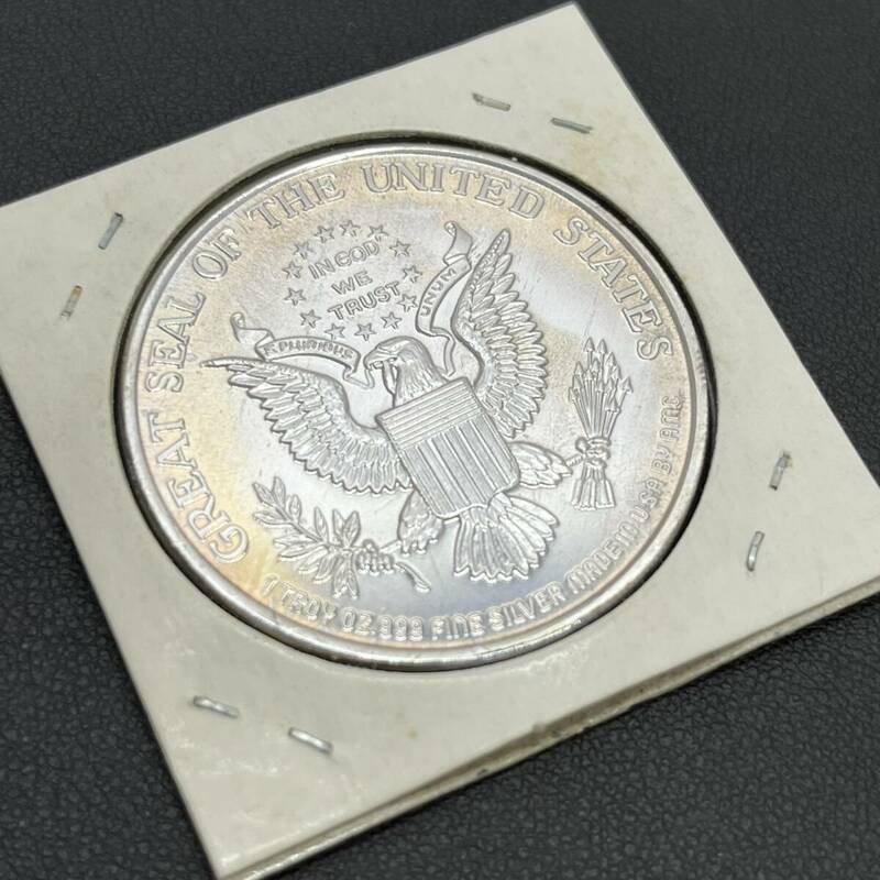 【DHS3186AT】銀貨 イーグル UNITED STATES シルバー 1oz 1オンス コレクション 当時物 メダル ※総重量32.9g 