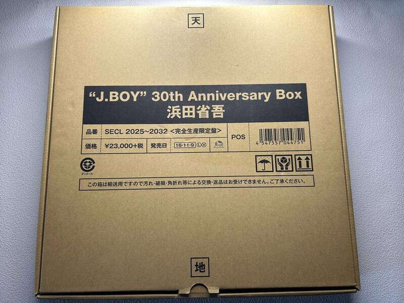 J.BOY 30th Anniversary Box 完全生産限定版　浜田省吾