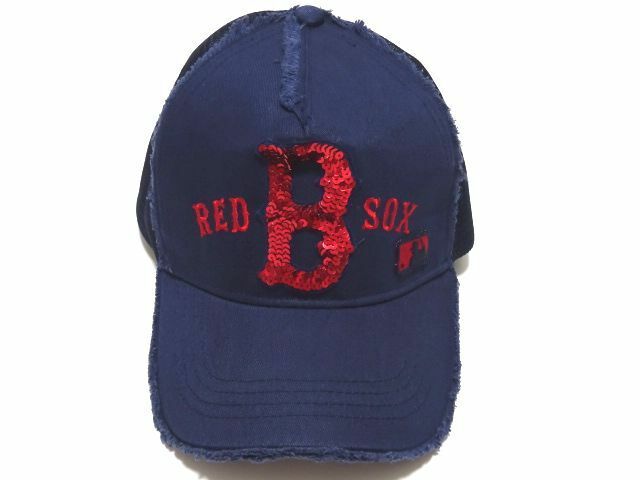 YOSHINORI KOTAKE DESIGN MESH CAP / ヨシノリ コタケ ｘ MLB REDSOXコラボ メッシュキャップ NAVY 帽子 メンズ レディース