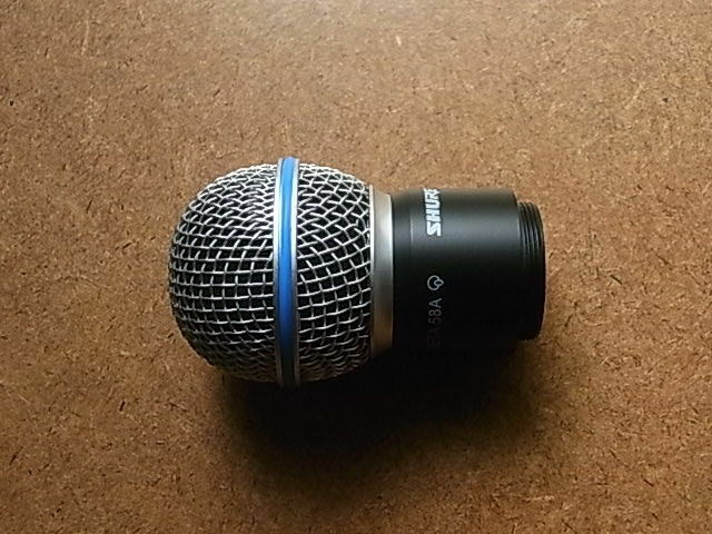 ★高品質　SHURE ワイヤレスマイク用カプセルヘッド RPW118 BETA58A 送料410円 互換品