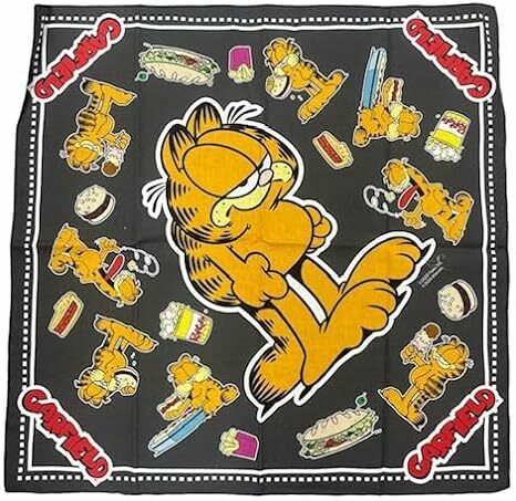 [GARFIELD] BANDANA バンダナ ガーフィールド ブラック