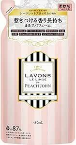ラボン for PEACH JOHN シークレットブロッサムの香り 柔軟剤 詰め替え 480m