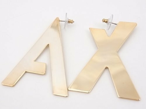 A/Xアルマーニエクスチェンジレディース女性用AXピアス（ゴールド）H5EA271