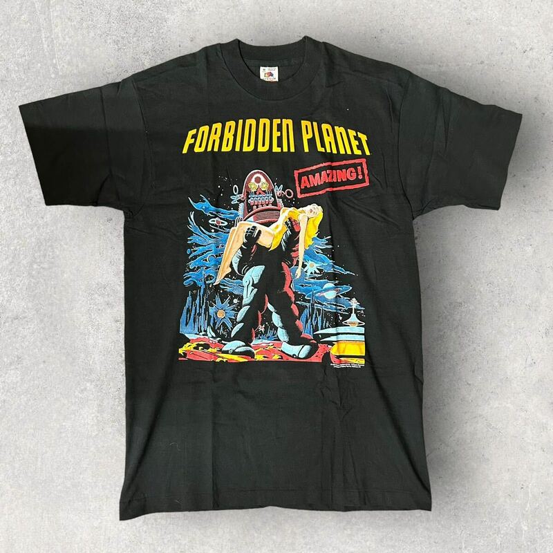 禁断の惑星 ブラック Tシャツ Mサイズ FORBIDDEN PLANET ロビーザロボット 正規品