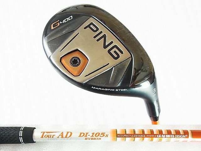 ☆PING　G400　3U　19度　G.デザイン　ツアーAD　DI-105　HYBRID(X)☆