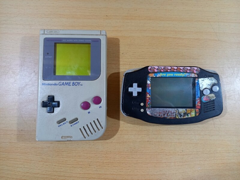 【S】Nintendo 初代ゲームボーイ　DMG-01 ゲームボーイ　アドバンス　２台セット