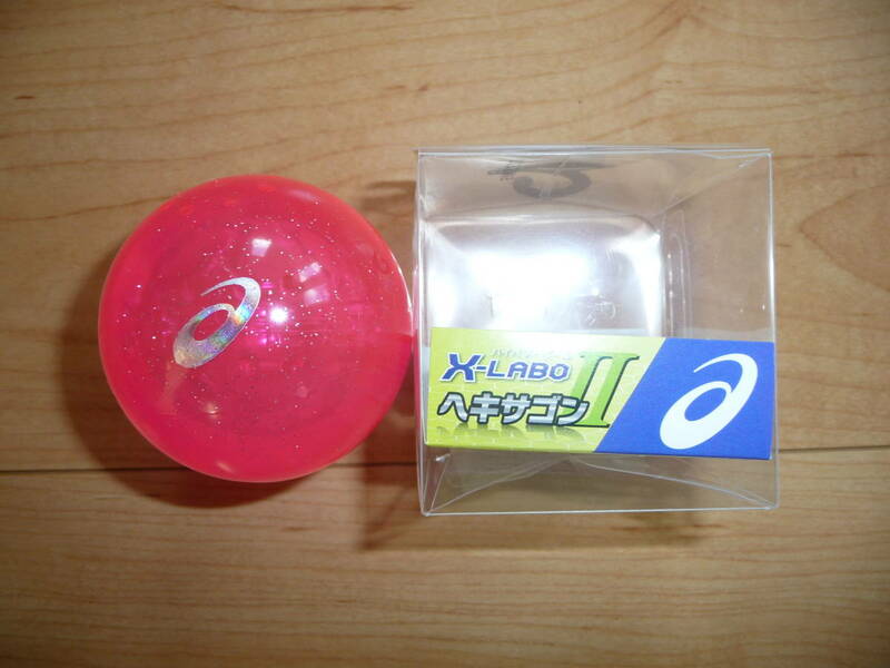 2024年新製品 22%off!! X-LABO ヘキサゴンⅡ ピンク パークゴルフボール asics アシックスハイパワーボール