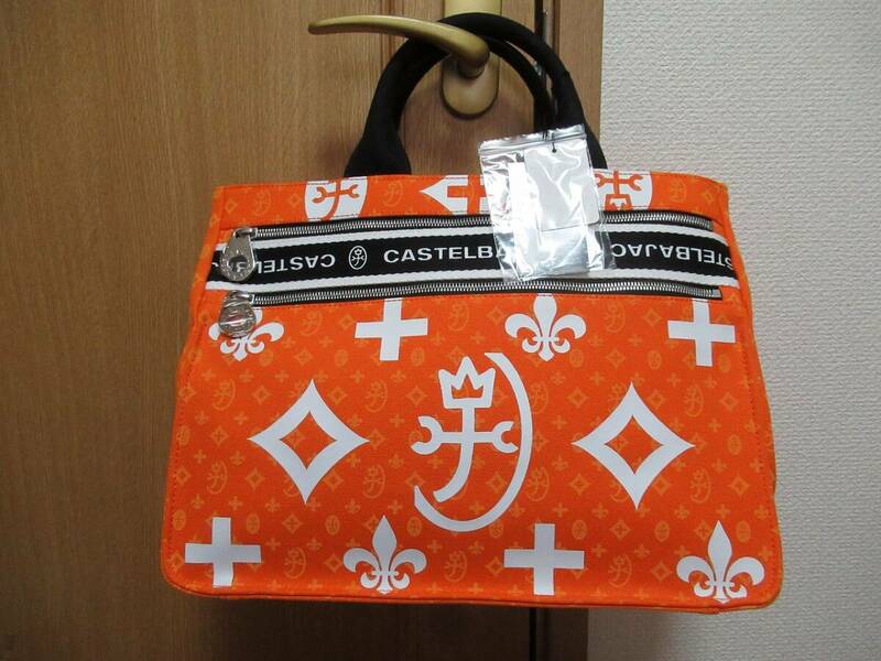 ★980 CASTELBAJAC カステルバジャック 新品帆布の手提げカバン 定価16500円