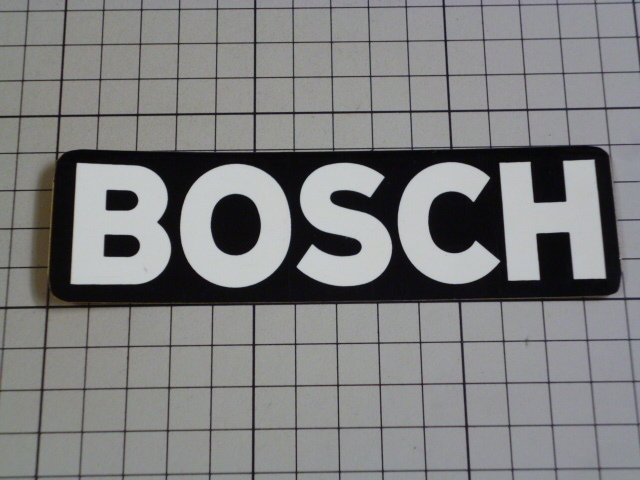 正規品 BOSCH ステッカー 当時物 です(138×39mm) ボッシュ