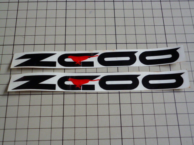 正規品 ZCOO ステッカー 2枚 (切り文字/158×15ｍｍ) ジクー