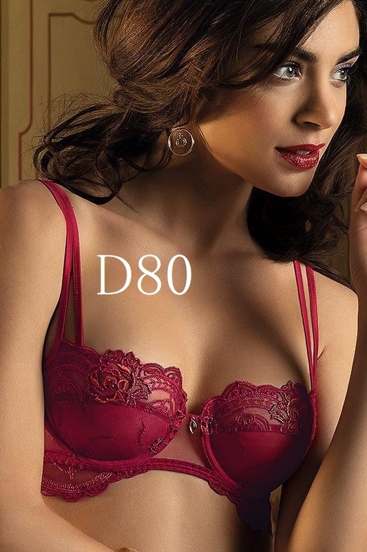 D80☆リズ シャルメル　Lise Charmel　TELLEMENT GLAMOUR　25300円　ハーフカップブラ