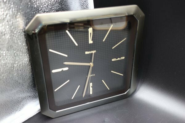 Maruman/マルマン　クォーツ時計　ステップ式　動作確認済　壁掛け時計 　レトロ　アンティーク　