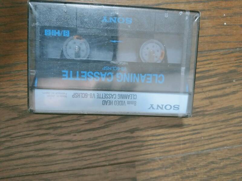 SONY ソニー 8mm ビデオ ヘッドクリーナー カセットテープ クリーニングテープ V8-6CLHSP