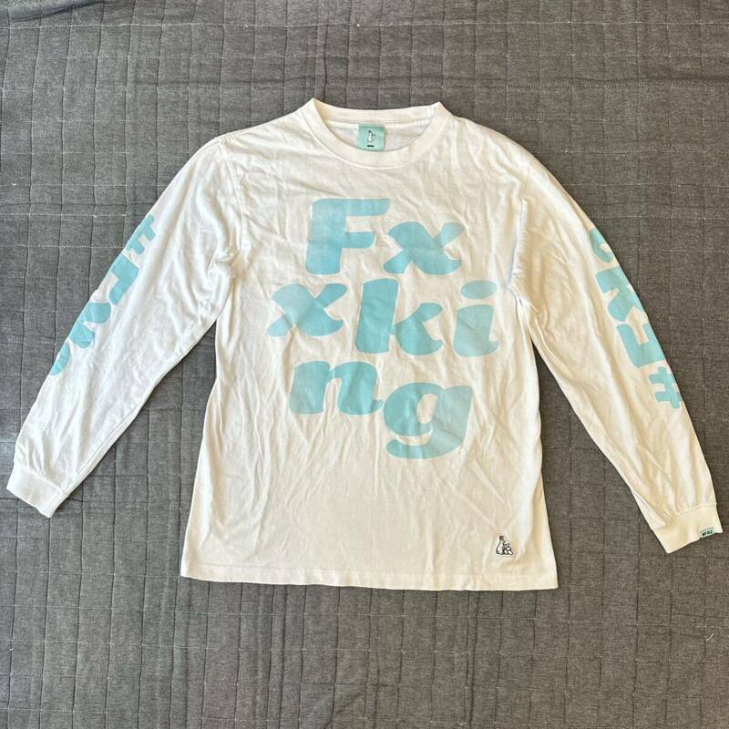FR2 getto 月桃 Flocky Logo Crew T-shirt ロンT 