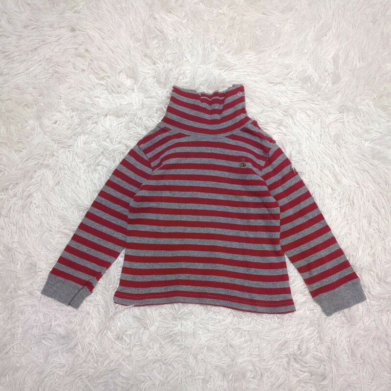 【送料無料】babygap　ベビーギャップ　長袖　トップス　ロンT　90㎝　刺繍ロゴ　ベビー　子供服