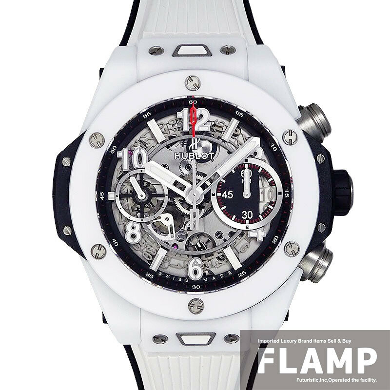 HUBLOT ウブロ ビッグバン ウニコ ホワイト セラミック 441.HX.1170.RX メンズ 腕時計【中古】