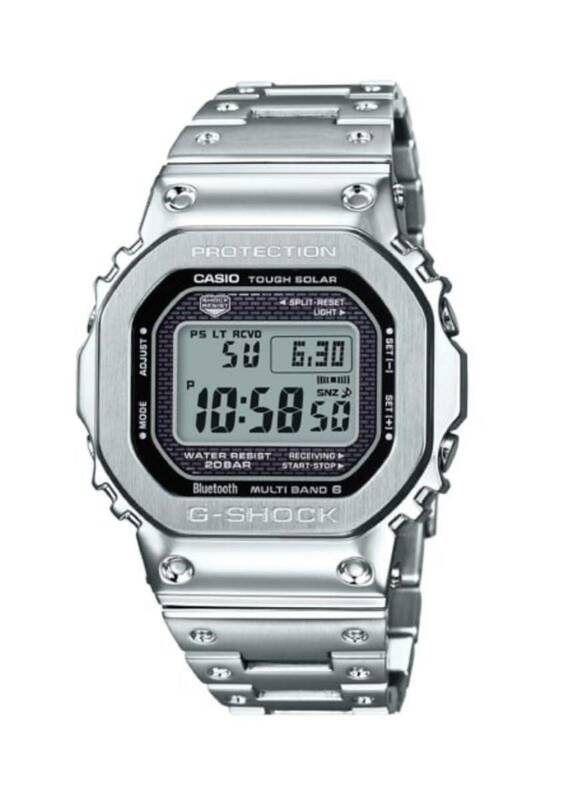 CASIO G-SHOCK GMW-B5000D-1JF [G-SHOCK GMW-B5000 電波ソーラーウォッチ Bluetooth対応 フルメタル オールシルバー]新品