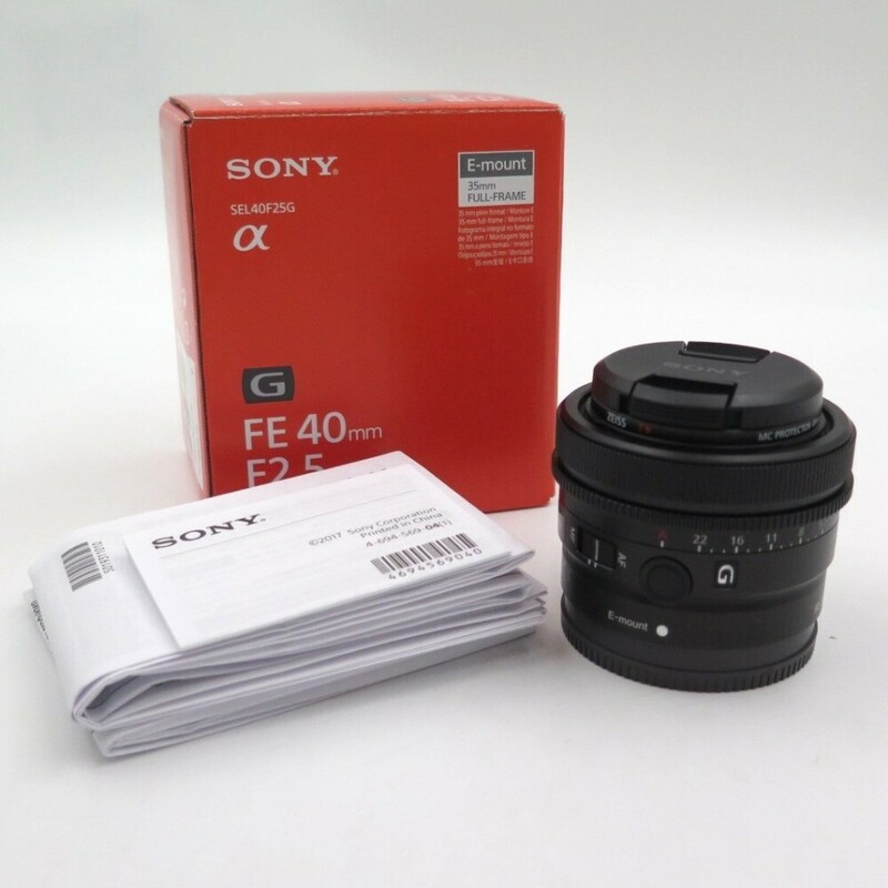 1円〜 SONY ソニー FE 40mm F2.5 G 単焦点レンズ 箱付 動作未確認 y104-2747321【Y商品】