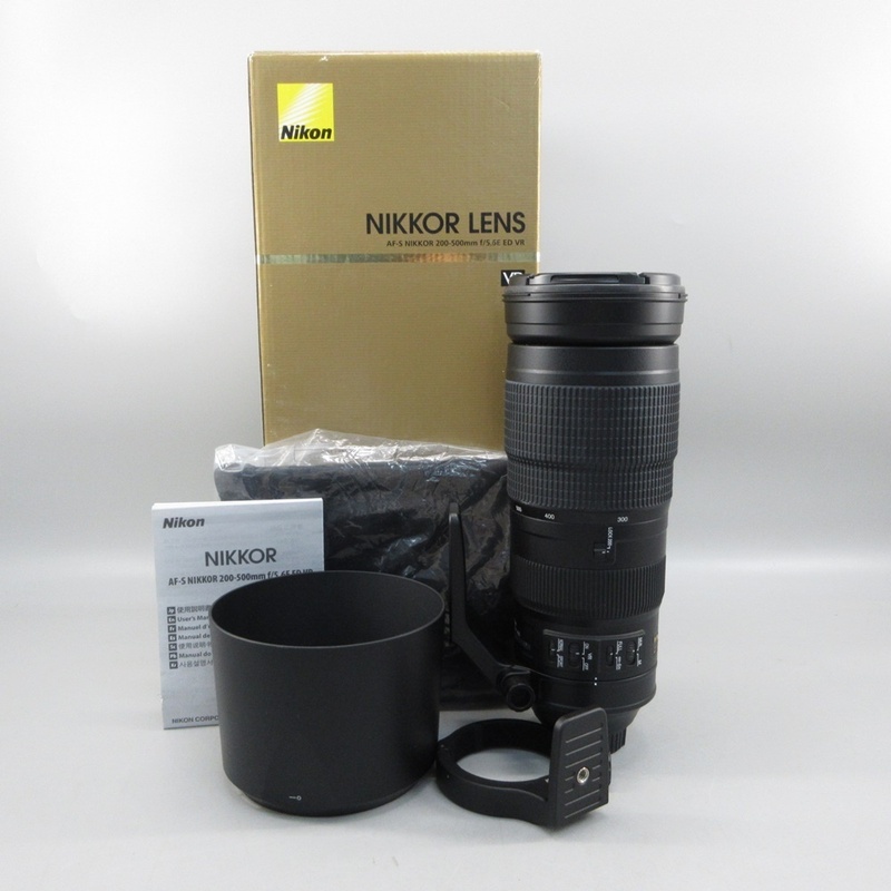 1円〜 Nikon ニコン AF-S NIKKOR 200-500mm f/5.6E ED VR ※動作未確認 現状品 箱付き レンズ 263-2723564【O商品】