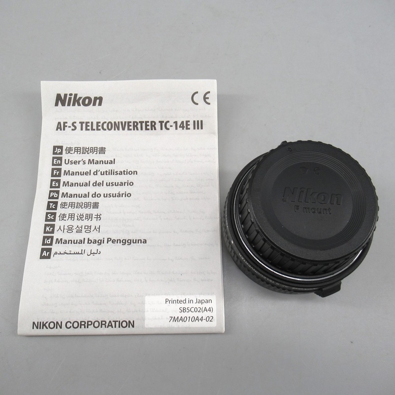 1円〜 Nikon ニコン Nikon テレコンバーター AF-S TC-14E III カメラ レンズ ※動作未確認 263-2723567【O商品】