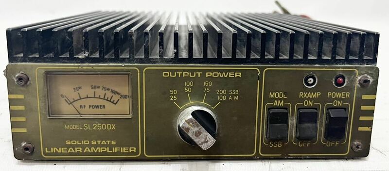 HF/BROAD BAND LINEAR AMPLIFIER 　　HF帯リニアアンプ　SL250DX 無線機　動作未確認　ジャンク