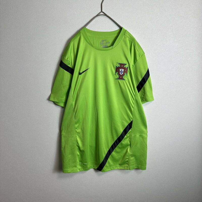 NIKE ナイキ　ゲームシャツ　ポルトガル代表　希少カラー　ライトグリーン　サッカー　Mサイズ　半袖 ウェア 
