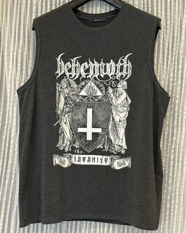 BEHEMOTH ベヒーモス ノースリーブ タンクトップ カットオフ バンT バンドTシャツ