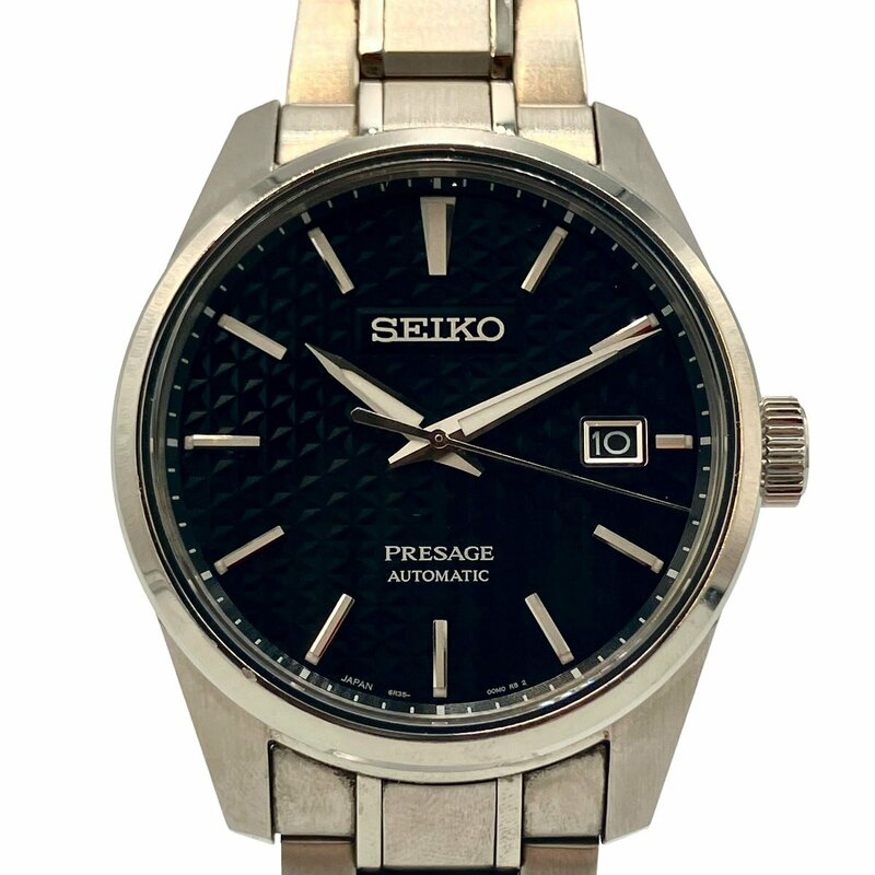 SEIKO セイコー プレザージュ Sharp Edged Series SARX083 稼働品 黒文字盤 メンズ腕時計 オートマ 0605MBZYA