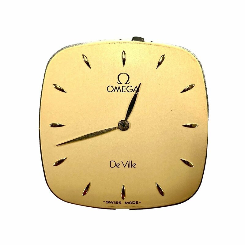 OMEGA オメガ De Ville デビル クォーツムーブメント 動作未確認 ゴールド文字盤 時計 W0513UJPZQ