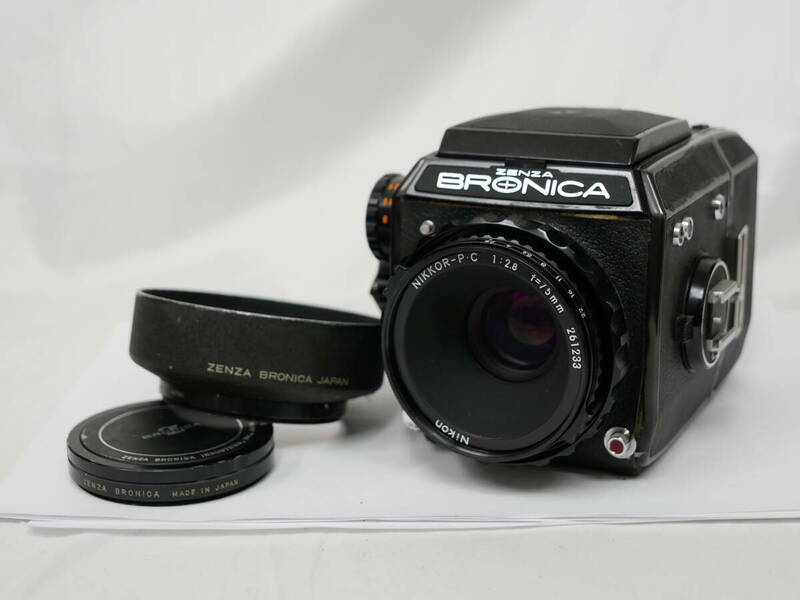 #1602 Bronica EC 75mm F2.8 ブロニカ 中判フィルムカメラ
