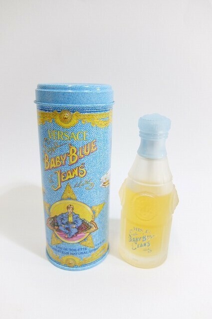 ヴェルサーチ 香水 GIANNI VERSACE 缶入り オードトワレ 50ml BABY BLUE JEANS 0617