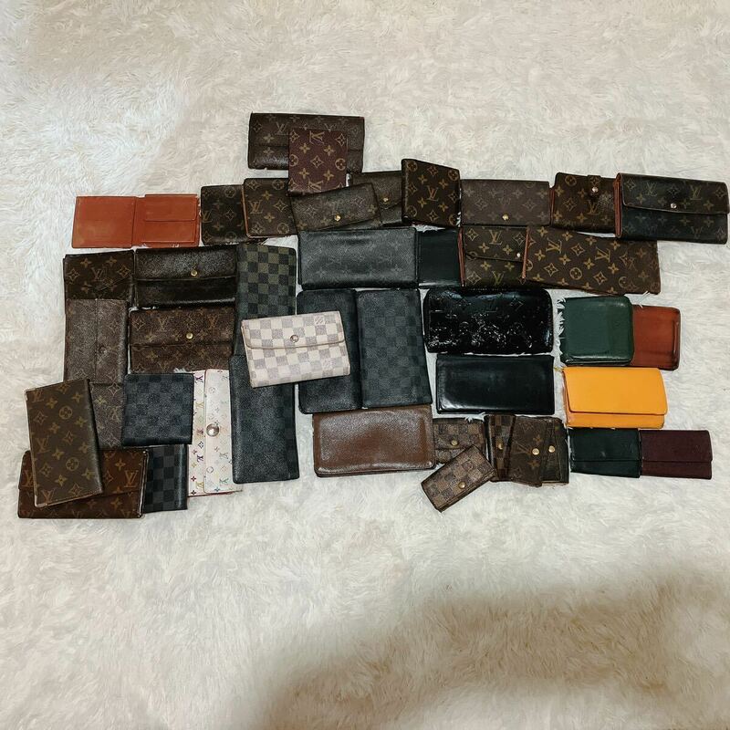 44点 まとめ セット LOUIS VUITTON ルイヴィトン 長財布 ウォレット コインケース キーケース モノグラム ダミエ エピ メンズ レディース