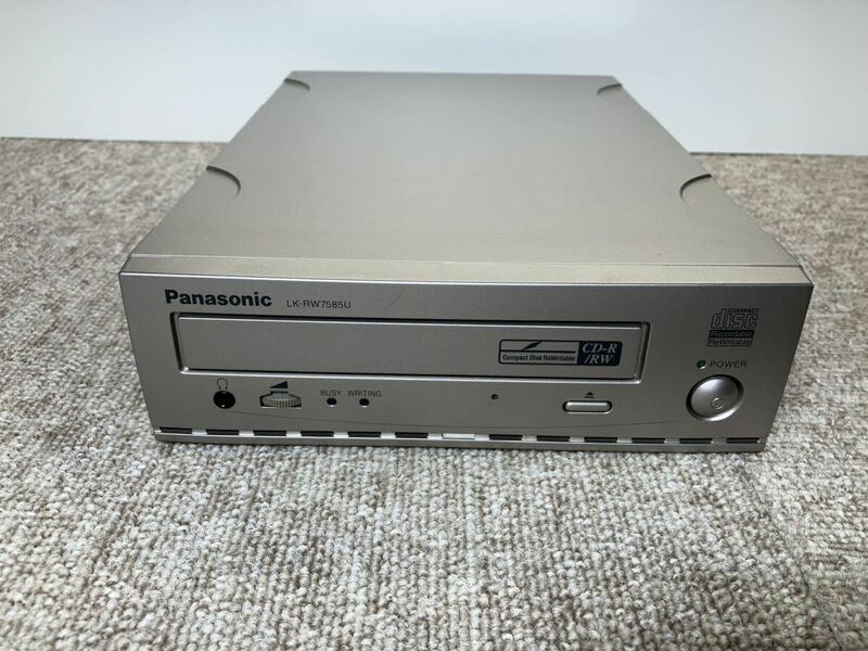 Panasonicパナソニック CD-R／RWドライブ　LK-RW7585U【通電】ケーブル欠品