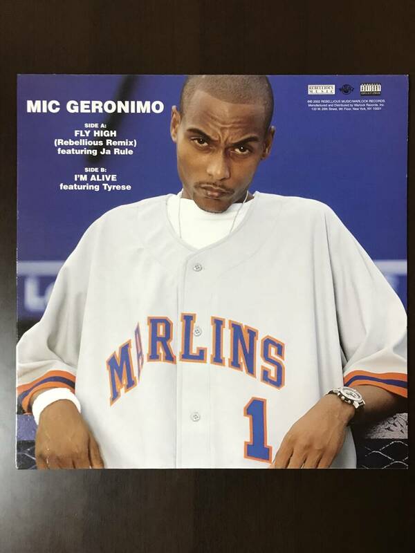 アナログ盤 MIC GERONIMO / FLY HIGH feat Ja Rule 12インチ レコード LP HIPHOP R&B ラップ ヒップホップ