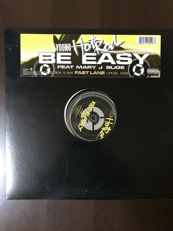 アナログ盤 YOUNG HOT ROD / BE EASY feat. MARY J BLIGE 12インチ レコード LP HIPHOP R&B ラップ ヒップホップ