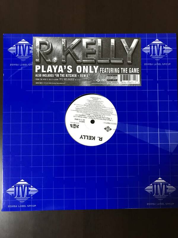 アナログ盤 R.KELLY / PLAYA's ONLY feat THE GAME 12インチ レコード LP HIPHOP R&B ラップ ヒップホップ